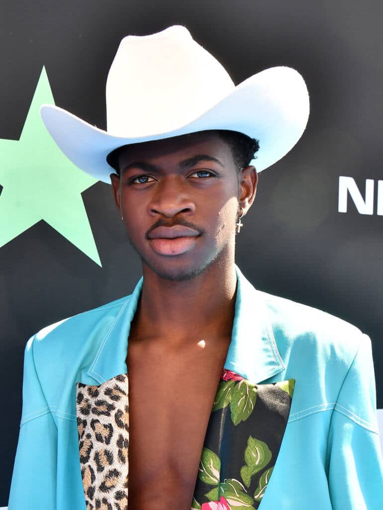 picture of openly black gay rapper Lil Nas X.  