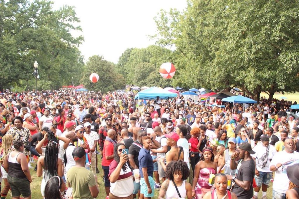 Atlanta Black Gay Pride pure heat community festival which features thousands of black LGBTQ persons