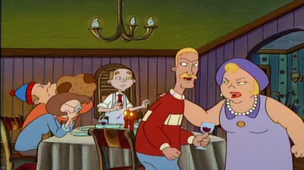 Hey Arnold was a great Nickelodeon show which feature one gay cartoon character, Robert Simmons.